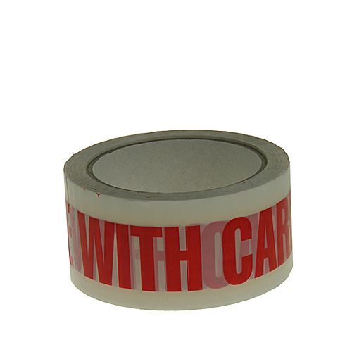 Handle With Care Sealing Tape 48mm x 66m - 6 Pack - £8.09